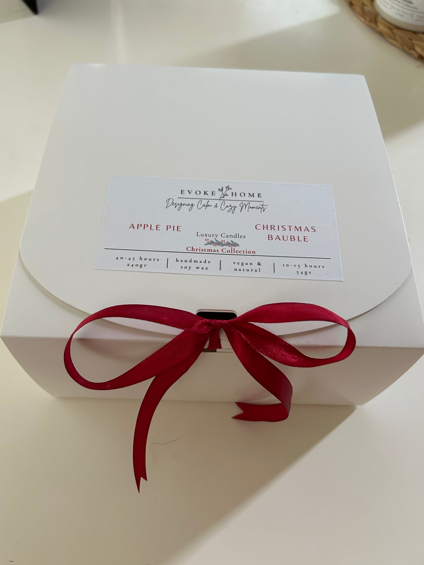 Pack Navidad Christmas Bauble y Apple Pie